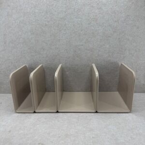 Caraway Magnetic Lid Organizer Set Tan Kitchen Storage Minimalist